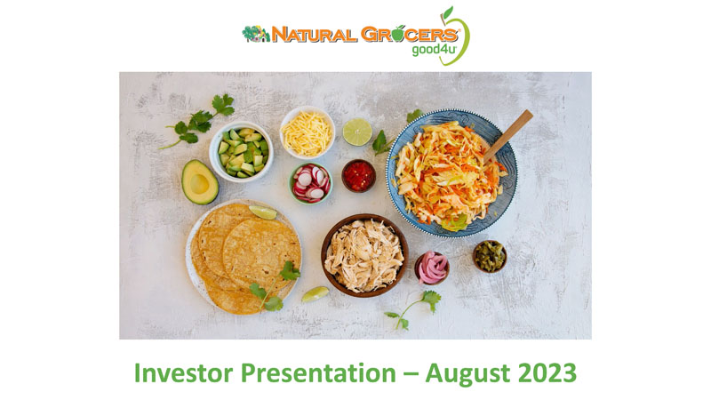 Investor Presentation cover image